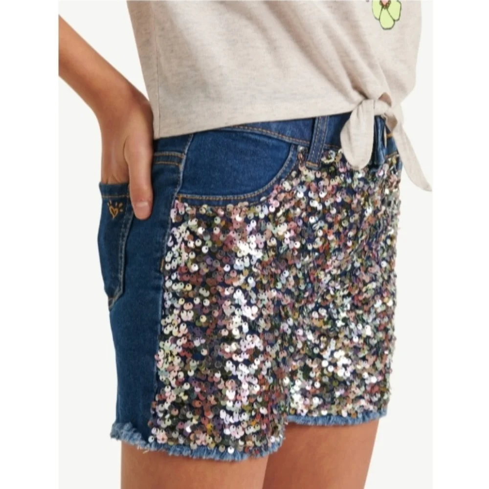 Girl's Justice Sequin Shorts